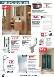 Catalogue Chretien Matériaux page 12: WIRQUIN WC SUSPENDU €229,00, MODENA WC SANS BRIDE €139,00