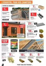 Catalogue Chretien Matériaux page 14: BLOC DE CHAINAGE €1,69, XYLOPHENE TRAITEMENT BOIS MULTI-USAGES €129,00