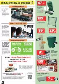 Catalogue Chretien Matériaux page 2: GRILLAGE RÉSIDENTIEL VERT €47,90, GRAF Cuve 330 L €99,00