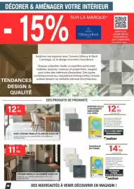 Catalogue Chretien Matériaux page 8: Webercol grès Mortier colle améliorée €12,90, GRÈS CÉRAME ÉMAILLÉ GLAMOUR €12,90