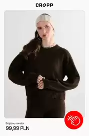Cropp gazetka tydzień 42 Strona 2: Brązowy sweter Cropp €99,99