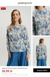 Greenpoint gazetka tydzień 42 Strona 8: Elegancka bluzka w kwiaty z podkreśloną talią Greenpoint €39,99