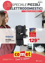 Volantino Comet Pagina 1: SEGUICI SU A☑SPECIALE PICCOLI ELETTRODOMESTICI FINO AL 28 OTTOBRE didiesse l'espresso in cialde