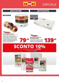 Volantino Comet Pagina 16: Reber macchina sottovuoto salvapesa 9340n €139,99, Reber Essiccatore Artus D03 €79,99