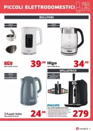Volantino Comet Pagina 17: Higo bollitore €34,90, Russell Hobbs bollitore €24,99
