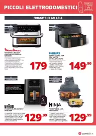 Volantino Comet Pagina 21: Ninja friggitice ad aria €129,99, Braun friggitrice ad aria 3 in 1 €129,99