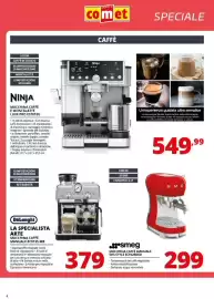 Volantino Comet Pagina 4: DeLonghi La Specialista Arte Macchina Caffè Manuale EC9155.MB €379,00