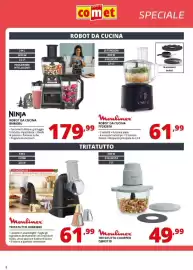 Volantino Comet Pagina 8: Moulinex Tritatutto DK8638E0 €61,99, Moulinex Tritatutto Choppeo €49,99