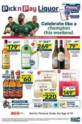 Pick n Pay Liquor (valid until 18-10)