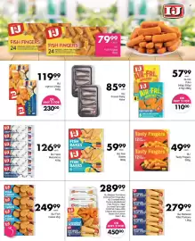 Save Hyper catalogue Page 13: I&J Frozen Baby Hake €85,99, I&J Crumbed Portions €450,00
