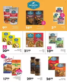 Save Hyper catalogue Page 20: Hinds Curry Powder €21,99, Hinds Salad Dressing Mix €10,00