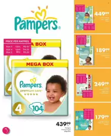 Save Hyper catalogue Page 55: Pampers Active Baby Jumbo Pack Diapers €189,99, Pampers Mega Box Diapers/Pants €449,99