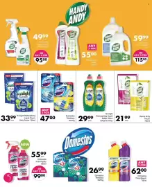 Save Hyper catalogue Page 74: Domestos Rimblock €47,00, Sunlight Dishwashing Liquid Pouch Ultra Power €33,99