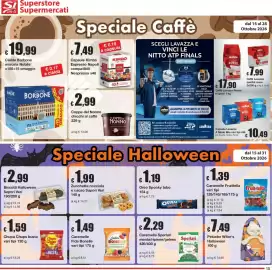 Volantino Sì con te Pagina 15: Caramelle Fruit-tella €1,39, Zucchette nocciola e cacao Saporiveri €1,99
