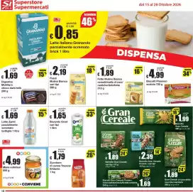 Volantino Sì con te Pagina 16: Bevande Orasi €1,65, Latte Zymil parzialmente scremato €1,69