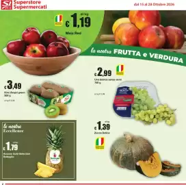Volantino Sì con te Pagina 2: Ananas Gold Selection Battaglio €1,79, Kiwi Zespri green €3,49