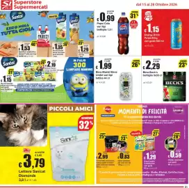 Volantino Sì con te Pagina 21: Birra Mastri Birrai Umbri vari tipi €1,99, Birra Beck's €2,29
