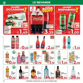 Volantino Despar Pagina 16: Whisky JACK DANIEL'S €18,90, Gin Bombay €14,90