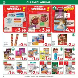 Volantino Despar Pagina 18: Pasta precotta con ortaggi CIUFFI €6,99, Bastoncini/Fettine/Filetti ENER-G €2,59