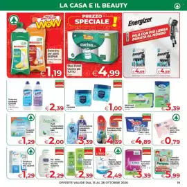 Volantino Despar Pagina 19: Shampoo/Balsamo FRUCTIS €2,39, Assorbenti Specialist Lines €3,39