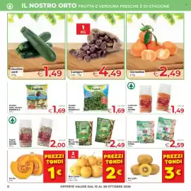 Volantino Despar Pagina 6: Castagne €4,49, Insalata Rucola BONDUELLE €1,69