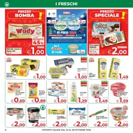 Volantino Despar Pagina 8: Yogurt intero Goloso/Frullato ARBOREA €1,00, Kefir Ayo s/lattosio €1,00