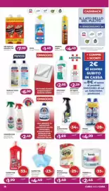 Volantino La Saponeria Pagina 18: Super Five panno mop microfibra ricambio €4,49, Chanteclair sgrassatore spray €2,49
