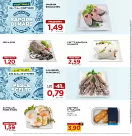 Volantino Alì Supermercati Pagina 10: Filetto di baccalà dissalato €2,59, Seppia nera €1,20