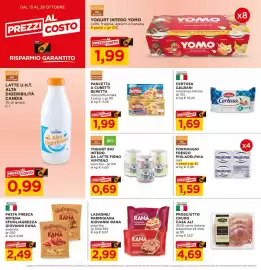 Volantino Alì Supermercati Pagina 2: Formaggio fresco Philadelphia mini €1,59, Certosa Galbani €1,69