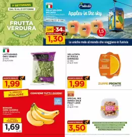 Volantino Alì Supermercati Pagina 6: Banane Ogni Giorno €1,69, Lattughino Orti Veneti €1,99