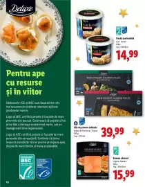 Catalog Lidl Pagină 10: File de somon sălbatic €39,99, Pastă tartinabilă €14,99