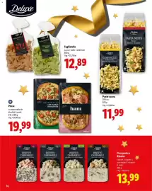 Catalog Lidl Pagină 16: Tagliatelle €12,89, Pinsa €19,99
