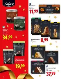 Catalog Lidl Pagină 18: Tort cremos cu frișcă €37,99, Caju / Fistic învelit în ciocolată cu lapte €19,99