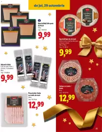 Catalog Lidl Pagină 25: Prosciutto Cotto cu trufe de vară €12,99, Salam cu trufe / fistic €12,99