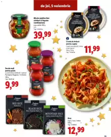 Catalog Lidl Pagină 35: Cremă de brânză pentru cuptor €11,99, Orez Deluxe €12,99