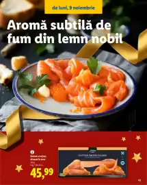 Catalog Lidl Pagină 43: Somon scoțian afumat la rece €45,99