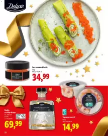 Catalog Lidl Pagină 52: Icre somon sălbatic €34,99, Tapas cu creveți €14,99