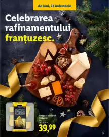 Catalog Lidl Pagină 59: Selecție de brânzeturi franțuzești €39,99