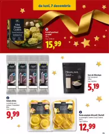 Catalog Lidl Pagină 75: Sare de Himalaya €5,19, Cartofi gratinați cu hribi €15,99