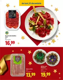 Catalog Lidl Pagină 89: Salam cu fistic €13,99, Bresaola della Valtellina I.G.P €16,99