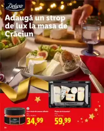 Catalog Lidl Pagină 90: Icre sărate de somon sălbatic €34,99, Platou de brânzeturi €59,99