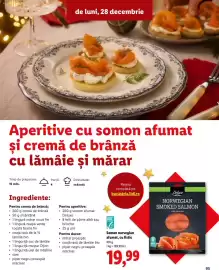 Catalog Lidl Pagină 95: Somon norvegian afumat, cu fistic €19,99