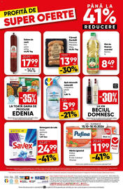 Catalog PROFI săptămâna 42 Pagină 18: Savex Detergent €24,99, Ulei de floarea soarelui Bunica 1L €8,49