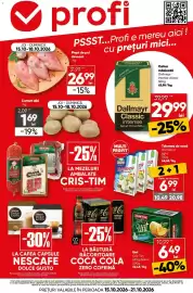 Catalog PROFI săptămâna 42 Pagină 1: Piept de pui dezosat €26,99, Dallmayr Classic intense €29,99