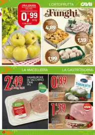Volantino Crai Pagina 2: Hamburger di tacchino Crai €2,49, Crai Prosciutto Cotto €1,59