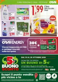 Volantino Crai Pagina 4: Crocchettini con riso Ultima €2,59, Detergente spray Chanteclair Anticalcare Universale €1,99