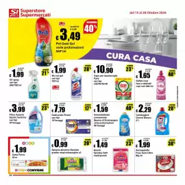 Volantino Sì con te Supermercati Pagina 22: Ammorbidente concentrato Spuma di Sciampagna €1,59, Dash pods Power €7,79