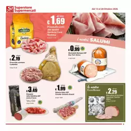 Volantino Sì con te Supermercati Pagina 9: Salame felino IGP Cavalier Umberto Boschi €1,99