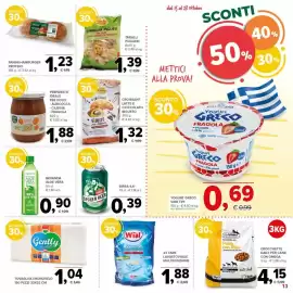 Volantino Todis Pagina 13: Panini hamburger proteici Bassini €1,23, Spoken Beer €0,39
