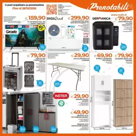 Volantino Todis Pagina 23: Friggitrice dual 5+5 litri €79,90, Tavolo pieghevole catering €29,90